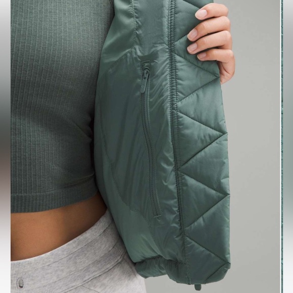 NWT Wunder Puff Cropped Jacket / Medium Forect - Picture 7 of 8